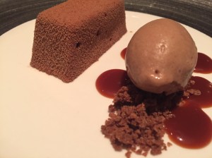 Aero type chocolate dish