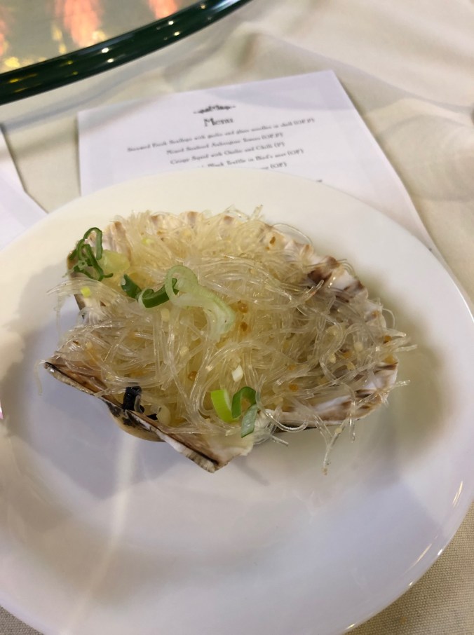 Scallop and glass noodles